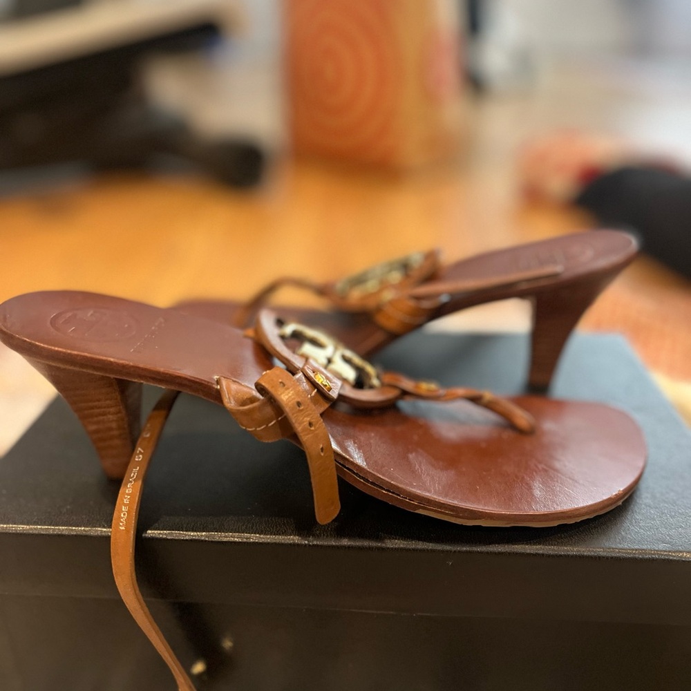 Brown Leather Women's Sandals